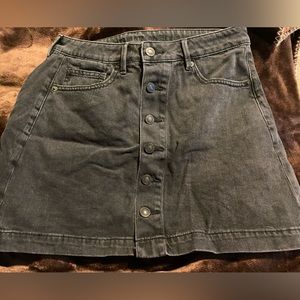 american eagle jean skirt